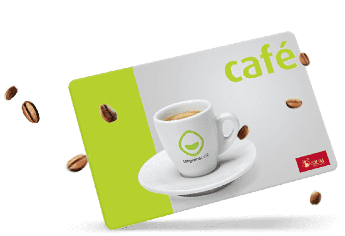 Conheça a oferta de cadernetas de cafés numa loja Tangerina