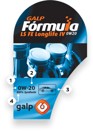 rótulo dos Lubrificantes para motor