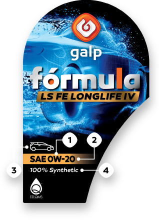 Óleo para motor - rótulo