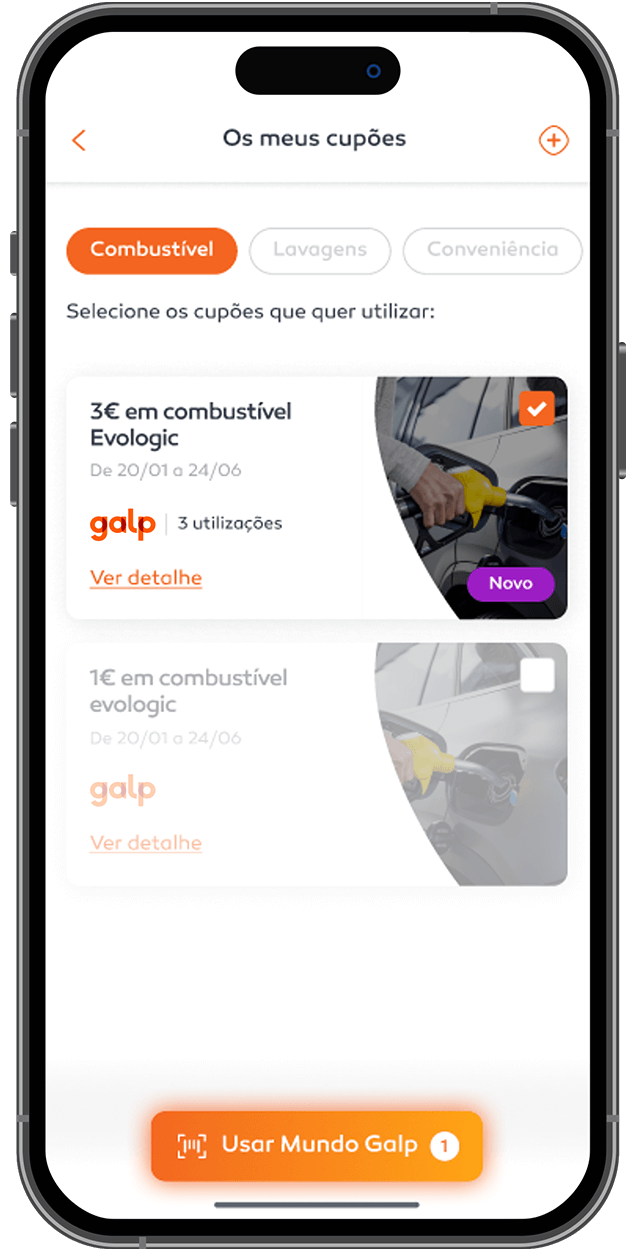 Trocar saldo por cupões